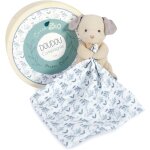 Kalanka - doudou et compagnie - doudou peluche chien avec mouchoir - en coton bio bleu - 15 cm - collection ... Kalanka - doudou et compagnie - doudou peluche chien avec mouchoir - en coton bio bleu - 15 cm - collection ...