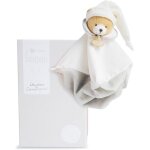 Kalanka - doudou et compagnie - doudou plat carr ours - l'original ours taupe - compagnon tout doux ...