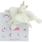 Kalanka - doudou et compagnie - doudou plat licorne carré - 22 cm - or / blanc - collection lucie la ... Kalanka - doudou et compagnie - doudou plat licorne carré - 22 cm - or / blanc - collection lucie la ...