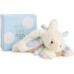 Kalanka - - doudou lapin bonbon - boite cadeau - bleu - 25 cm - doux - ide cadeau de naissance fille ...