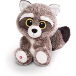 Kalanka - - doudou - peluche glubschis raton laveur clooney 25cm, avec des grands yeux scintillants, ...