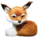 Kalanka - doudou en peluche renard - imitation peluche - figurine de renard raliste - dcoration pour ...
