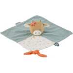 Kalanka - doudou plat en coton et velours, mila la vache, compagnon de route ds la naissance, env. 27 ...
