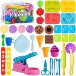 Kalanka - dough kitchen sets, 40 pièces accessoires de pâte à modeler de cuisine de pate a modeler, moules, ... Kalanka - dough kitchen sets, 40 pièces accessoires de pâte à modeler de cuisine de pate a modeler, moules, ...