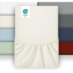 Kalanka - drap housse 140x200 cm avec bonnet de 30 cm pour matelas epais - protège - matelas polyester ... Kalanka - drap housse 140x200 cm avec bonnet de 30 cm pour matelas epais - protège - matelas polyester ...