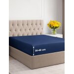 Kalanka - drap housse 140x200 cm bonnet 40 cm extra profond - microfibre de polyester brossé douce - ... Kalanka - drap housse 140x200 cm bonnet 40 cm extra profond - microfibre de polyester brossé douce - ...