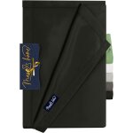Kalanka - drap - drap plat - couverture - linge de maison velvety soft 1614. 2354, 240 x 275 cm, noir ...