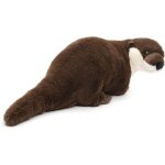 Kalanka - eco - line loutre debout en peluche 100% recyclé 42 cm de long Kalanka - eco - line loutre debout en peluche 100% recyclé 42 cm de long