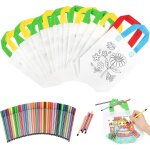 Kalanka - ensemble de sacs en tissu pour enfants, 16 pices de sacs  peindre pour enfants, 36 pices ...
