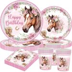 Kalanka - ensemble de vaisselle de fête pour 10 invités - chevaux - décoration d'anniversaire pour enfants ... Kalanka - ensemble de vaisselle de fête pour 10 invités - chevaux - décoration d'anniversaire pour enfants ...