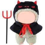 Kalanka - ensemble de vtements d'halloween pour poupe, cape et fourche du diable accessoires amusants ...