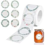 Kalanka - etiquettes autocollantes, 200 pi�ces etiquettes � confiture stickers, etiquettes autocollantes ...