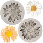 Kalanka - fleur silicone fondant moule marguerite fleur moule pour dcoration de gteau cupcake topper ...