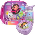 Kalanka - gabby's dollhouse set repas enfant 3 pices sac isotherme avec sangle bote  goter et gourde ...