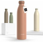 Kalanka - gourde inox 750ml 0. 75l bouteille d`eau isole gourde etanche pour le sport, la bicyclette, ...