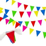 Kalanka - guirlande de fanions de 40 m, 80 pièces, décoration de fête, drapeaux triangulaires réutilisables ... Kalanka - guirlande de fanions de 40 m, 80 pièces, décoration de fête, drapeaux triangulaires réutilisables ...