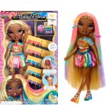 Kalanka - hair chalk & style poupe - meline - poupe or & arc - en - ciel 28 cm, craie  cheveux lavable, ...
