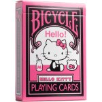 Kalanka - - hello kitty noir et rose - jeu de 54 cartes a jouer
