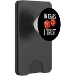Kalanka - in craps i trust jeu de hasard ds de casino popsockets popwallet pour magsafe