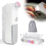 Kalanka - intgr lime a ongle electrique bebe, illuminable coupe ongle bebe electrique avec cinq ttes ...