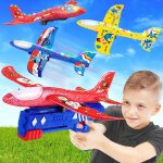 Kalanka - jeux enfant 3 4 5 6 ans, 3 pièces avion polystyrene planeur avec pistolet catapulte, fuselage ... Kalanka - jeux enfant 3 4 5 6 ans, 3 pièces avion polystyrene planeur avec pistolet catapulte, fuselage ...