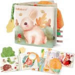 Kalanka - jouets pour b�b� de 0 � 6 mois, livres sensoriels en tissu doux pour nouveau - n�, livre d'eveil ...