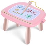 Kalanka - jouet bebe 1 an filles, ardoise magique grande avec pieds, tableau de dessin magnétique effaçable, ... Kalanka - jouet bebe 1 an filles, ardoise magique grande avec pieds, tableau de dessin magnétique effaçable, ...