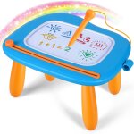 Kalanka - jouet bebe 1 an garcon, ardoise magique grande avec pieds, tableau de dessin magnétique effaçable, ... Kalanka - jouet bebe 1 an garcon, ardoise magique grande avec pieds, tableau de dessin magnétique effaçable, ...