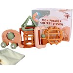Kalanka - jouets d'veil bb 1er age - coffret naissance mixte montessori garon et fille - 5 jeux d'activit ...