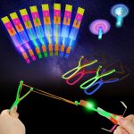 Kalanka - jouet de fronde, 20 pièces lumineux catapulte volant jouet, hélices lumineuses jouets, extensible ... Kalanka - jouet de fronde, 20 pièces lumineux catapulte volant jouet, hélices lumineuses jouets, extensible ...