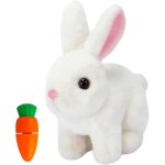 Kalanka - jouet interactif lapin de paques, jouet de lapin �lectrique peluche lapin de paques jouet lapin ...