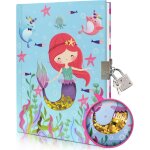Kalanka - journal intime fille avec cadenas, 17, 8x13, 5cm 80 feuilles lign paillettes secouables cahier ...