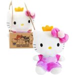 Kalanka - joy toy - hello kitty princesse en peluche 14 cm en sac � main en carton