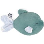 Kalanka - kaloo - petit calme - peluche bb apaisante - poisson vert 25 cm - effet bouillotte chaud ...