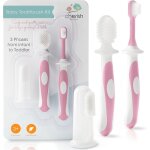 Kalanka - kit de brosse a dents bb (3 a 24 mois) - ensemble doigtier brosse a dents bb, brosse a ...
