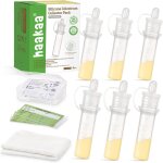 Kalanka - kit collecteur de colostrum avec lingette en coton et bote de rangement, prt a lemploi, ...