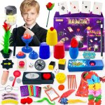 Kalanka - kit de magie - 80 + coffret magie enfant avec baguette magique et instructions, jeux enfant ...