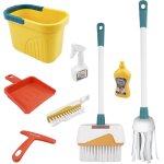 Kalanka - kit menage enfant, vadrouille et balai enfant jouet, nettoyage et mnage enfants, kids cleaning ...