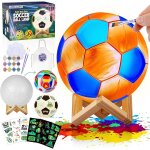 Kalanka - kit de peinture football veilleuse 3d lampe, cadeau d'anniversaire pour fan de foot, loisir ...
