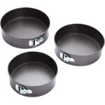 Kalanka - kitchen craft kccakeset3 set de 3 moules a charnière, acier, noir, 22 x 24 x 26 cm Kalanka - kitchen craft kccakeset3 set de 3 moules a charnière, acier, noir, 22 x 24 x 26 cm
