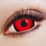 Kalanka - lentilles de contact aricona : lentilles annuelles red sclera avec 17mm - jeu de 2 - sans correction ...