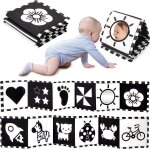 Kalanka - livre tissu bb eveil, livre noir et blanc bb montessori, livre sensoriel pour bb  fort ...