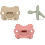 Kalanka - , lot 3 sucettes tout silicone, pour bébés 6 - 18 mois, tétine physiologique sx pro, super ... Kalanka - , lot 3 sucettes tout silicone, pour bébés 6 - 18 mois, tétine physiologique sx pro, super ...