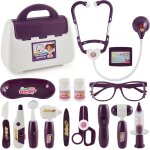 Kalanka - malette docteur enfant mit stthoscope, thermomtres, seringues, kit medecin enfant 3 ans, ...