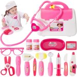 Kalanka - malette docteur enfant rose jouet medecin outils avec stéthoscope, jeu d'imitation cadeau pour ... Kalanka - malette docteur enfant rose jouet medecin outils avec stéthoscope, jeu d'imitation cadeau pour ...