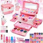 Kalanka - maquillage enfant jouet filles - coffret maquillage enfant, non toxique malette kit de maquillage ...