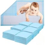 Kalanka - matelas a langer bb - pack de 50, 43x 60 cm - alse jetable - ultra doux, absorbants et impermabl ...