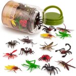 Kalanka - - le monde des insectes - jouet tube insectes - 60 mini - figurines en 12 mod�les r�alistes ...