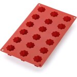 Kalanka - moule ptisserie mini cannel bordelais 18 cavits, silicone platine rouge - kalanka