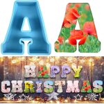 Kalanka - moule en silicone 3d avec grandes lettres de l'alphabet pour résine ou pâtisserie en forme ... Kalanka - moule en silicone 3d avec grandes lettres de l'alphabet pour résine ou pâtisserie en forme ...